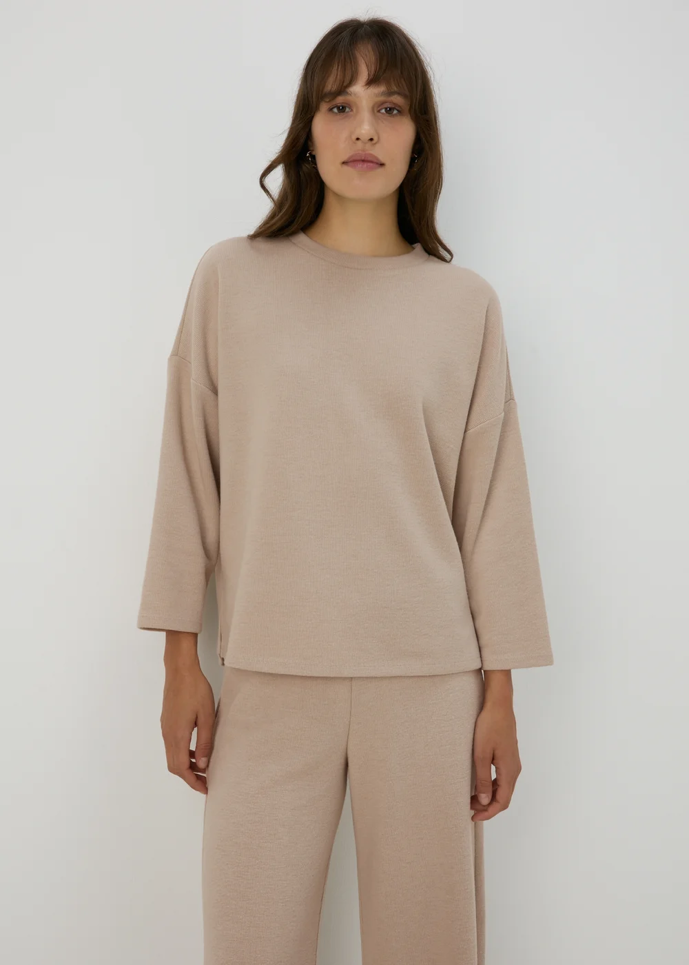 Papaya Petite Cream Soft Touch Co Ord Top - Extra small Image 1