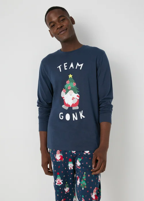Navy Family Gonks Pyjama Set - Extra small Image 1