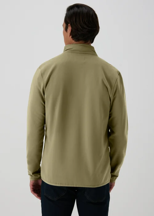 Green Zip Up Padded Jacket - Small Image 2
