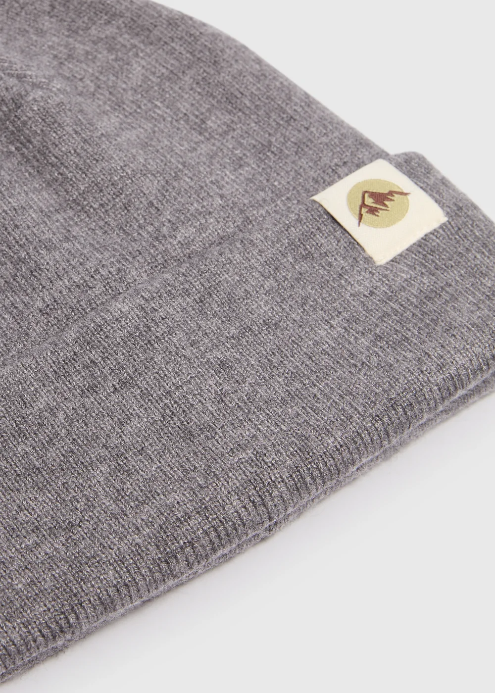 Grey Badge Beanie - One Size Image 2