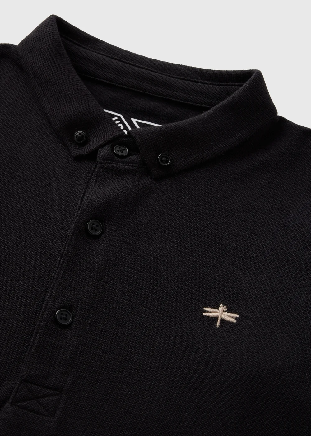 Boys Black Casual Polo Shirt (7-15yrs) - Age 7 Years Image 2