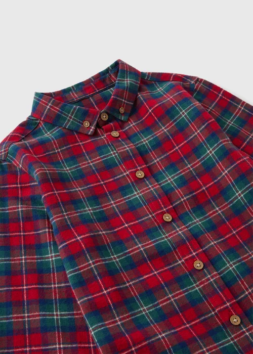 Boys Red Check Mini Me Shirt (7-15yrs) - Age 7 Years Image 2