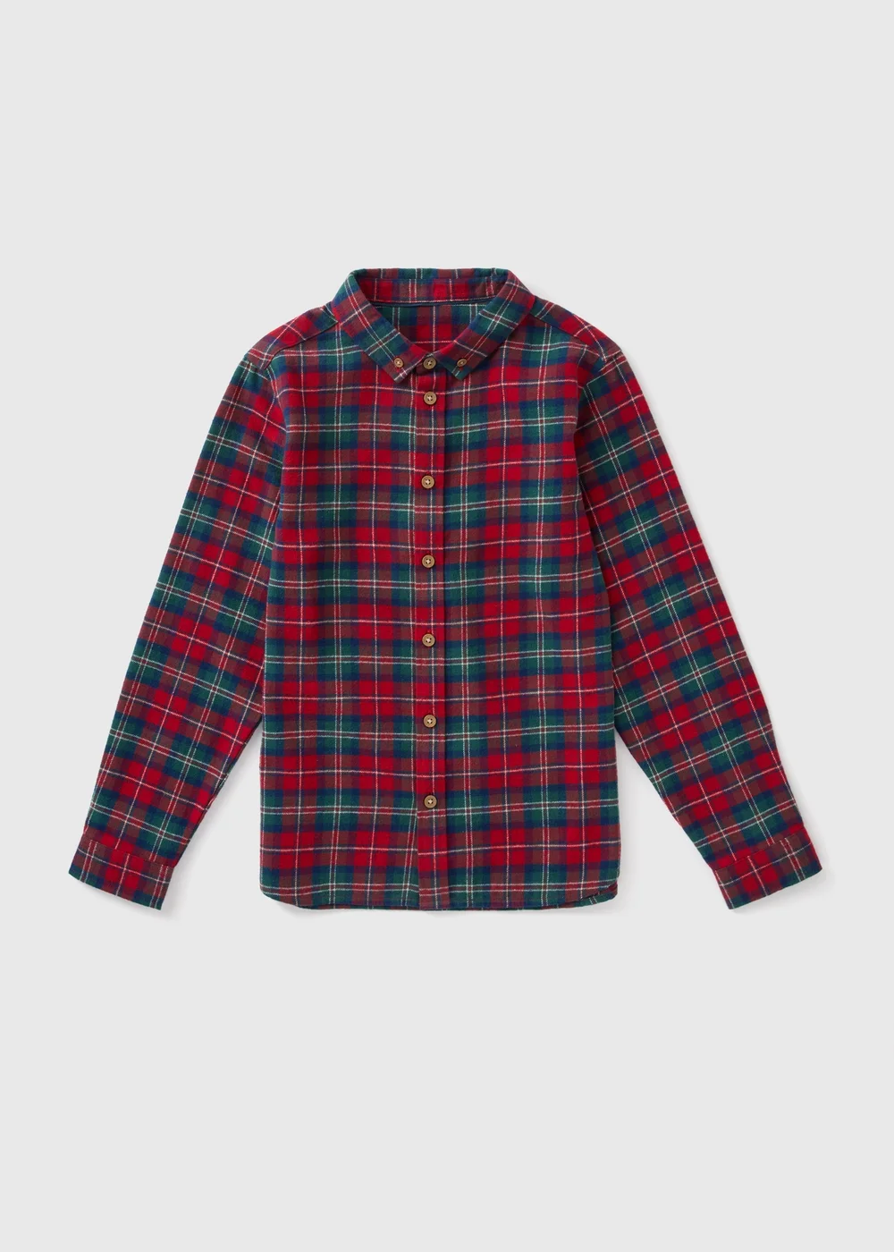 Boys Red Check Mini Me Shirt (7-15yrs) - Age 7 Years Image 1