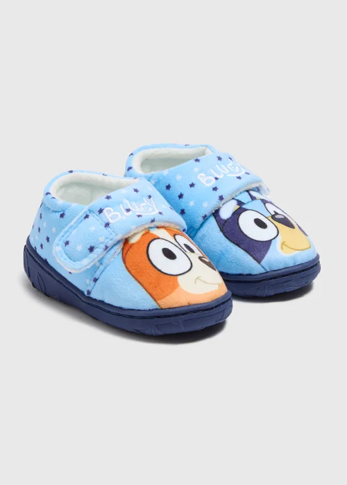 Bluey Kids Blue Cupsole Slippers (Younger 4-9) - 6 Infant Image 1