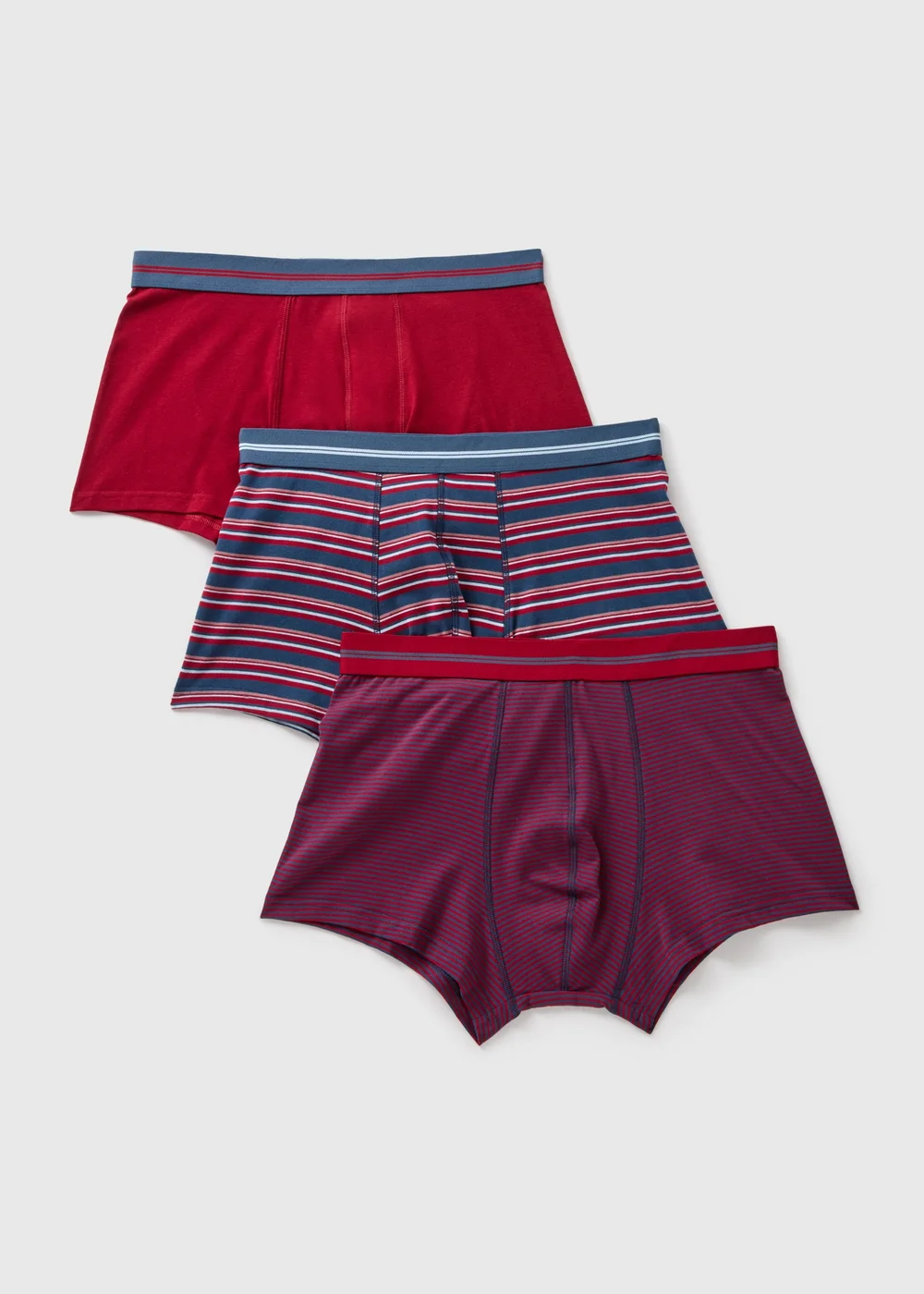 3 Pack Red Striped Hipsters - S Image 1