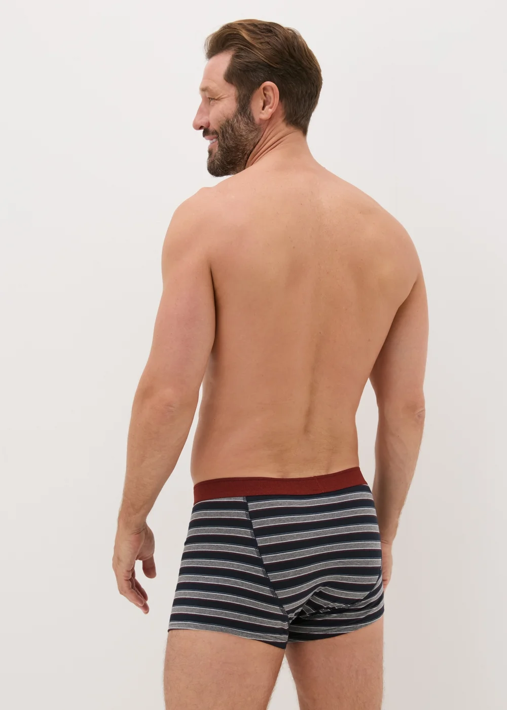 5 Pack Navy Patterned Hipsters - S Image 3