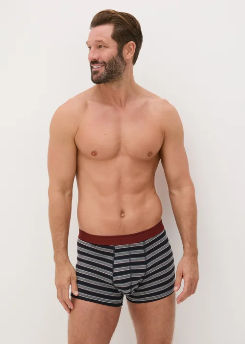 5 Pack Navy Patterned Hipsters - S Image 2