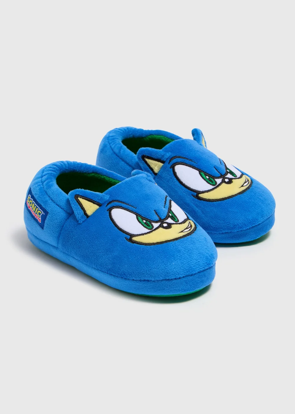 Sonic Boys Blue Slippers (Younger 10-Older 6) - Size 3 Image 1