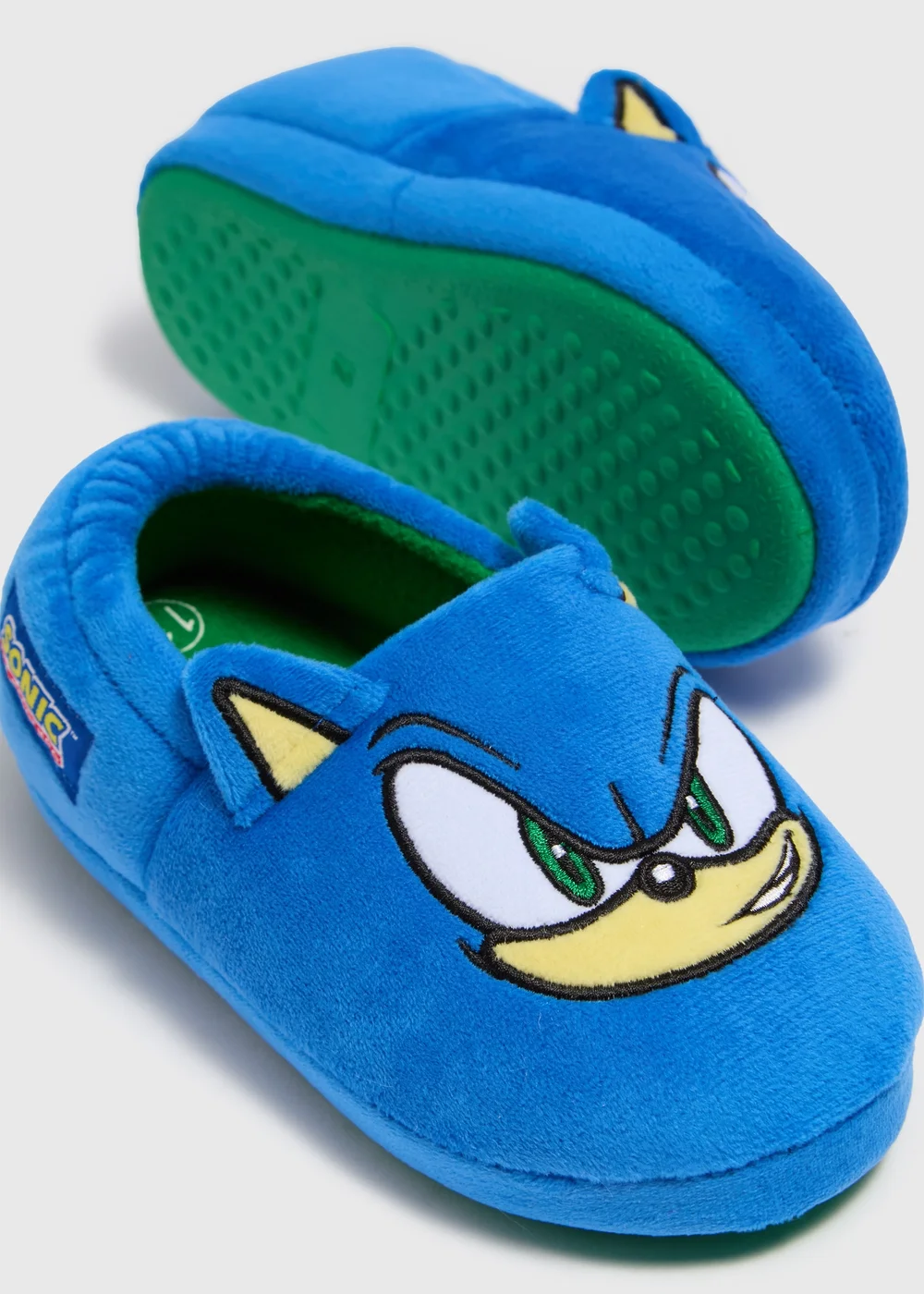 Sonic Boys Blue Slippers (Younger 10-Older 6) - Size 3 Image 2