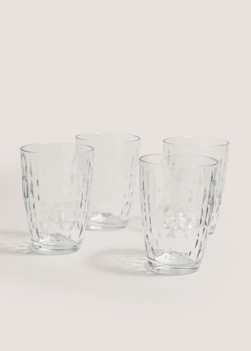 4 Pack Casablanca Long Glasses Image 1