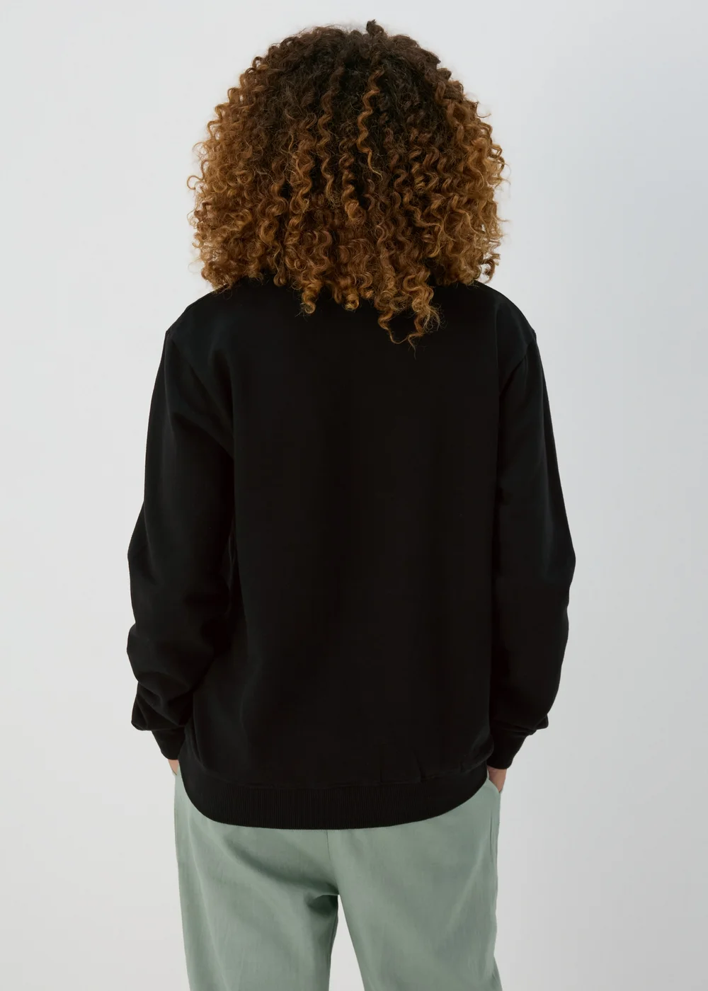 Black Bowie Sweatshirt - Small Image 2