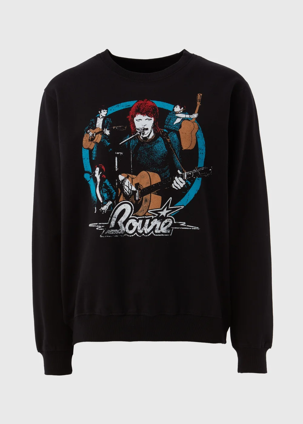Black Bowie Sweatshirt - Small Image 5