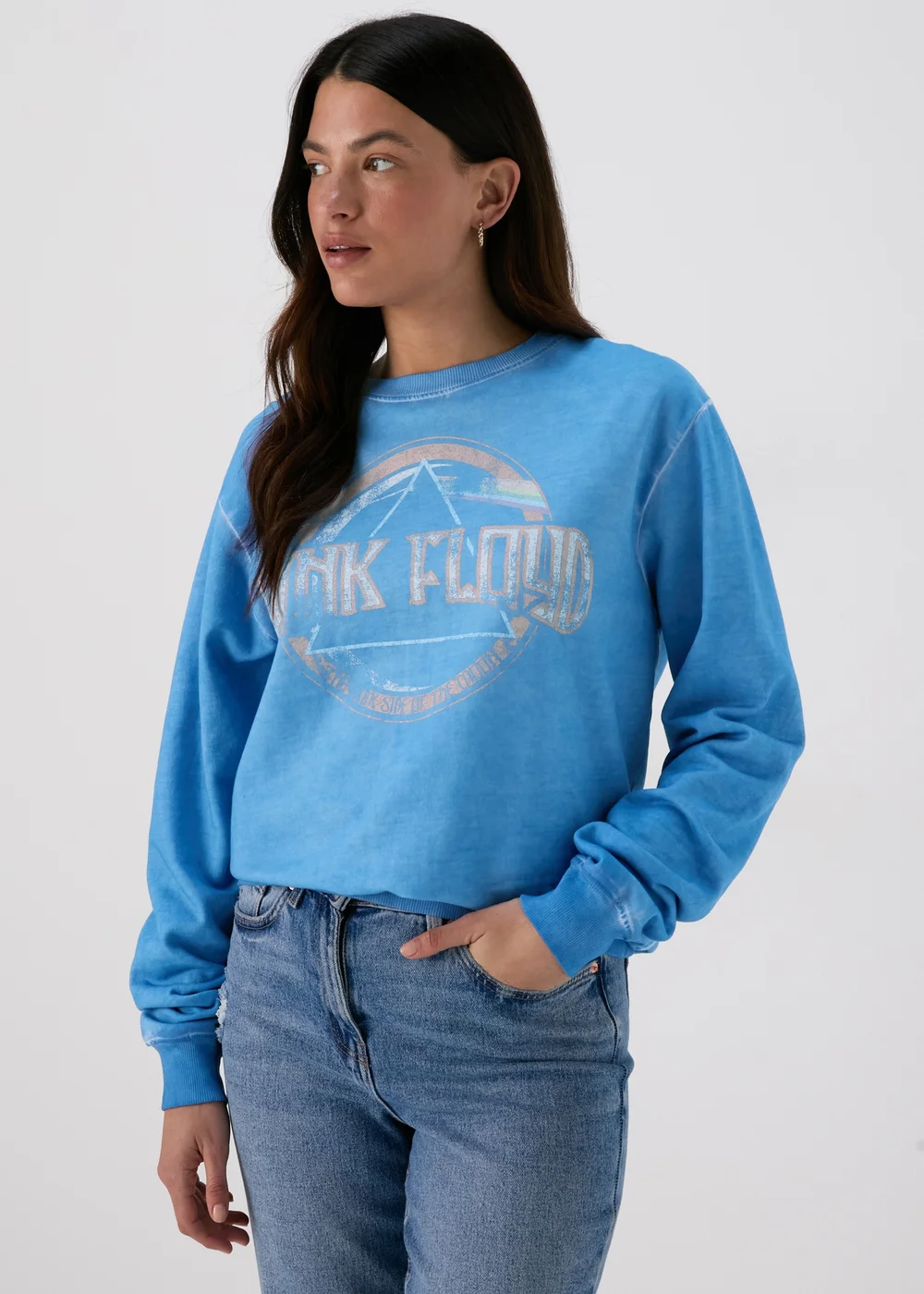 Blue Pink Floyd Sweatshirt - Small Image 1