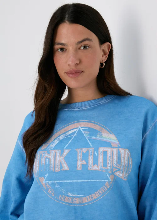 Blue Pink Floyd Sweatshirt - Small Image 3