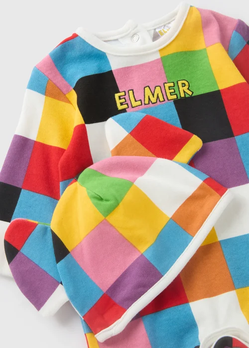Elmer Baby Cream Dress Up Sleepsuit (Newborn-18mths) - Age 0 - 3 Months Image 2