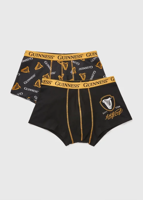 2 Pack Guinness Black Boxers - XS Image 1