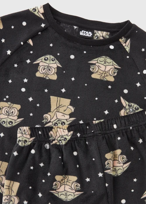 Star Wars Black Kids Grogu Pyjama Set (4-13yrs) - Age 4 Years Image 2