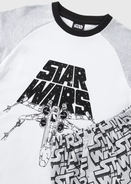 Star Wars Kids Grey Pyjama Set (4-13yrs) - Age 4 Years Image 2
