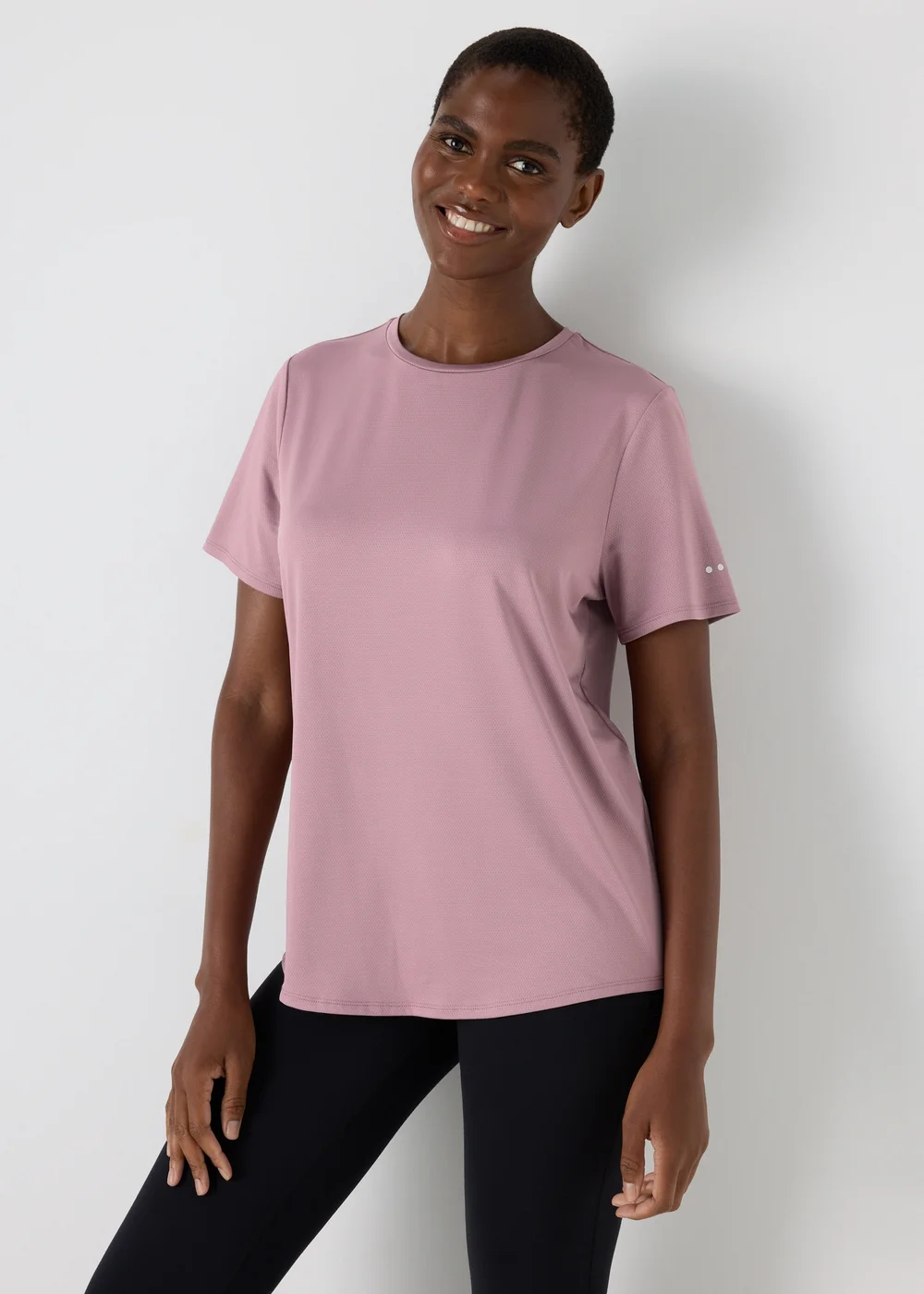 Souluxe Lilac Short Sleeve T-Shirt - Small Image 3