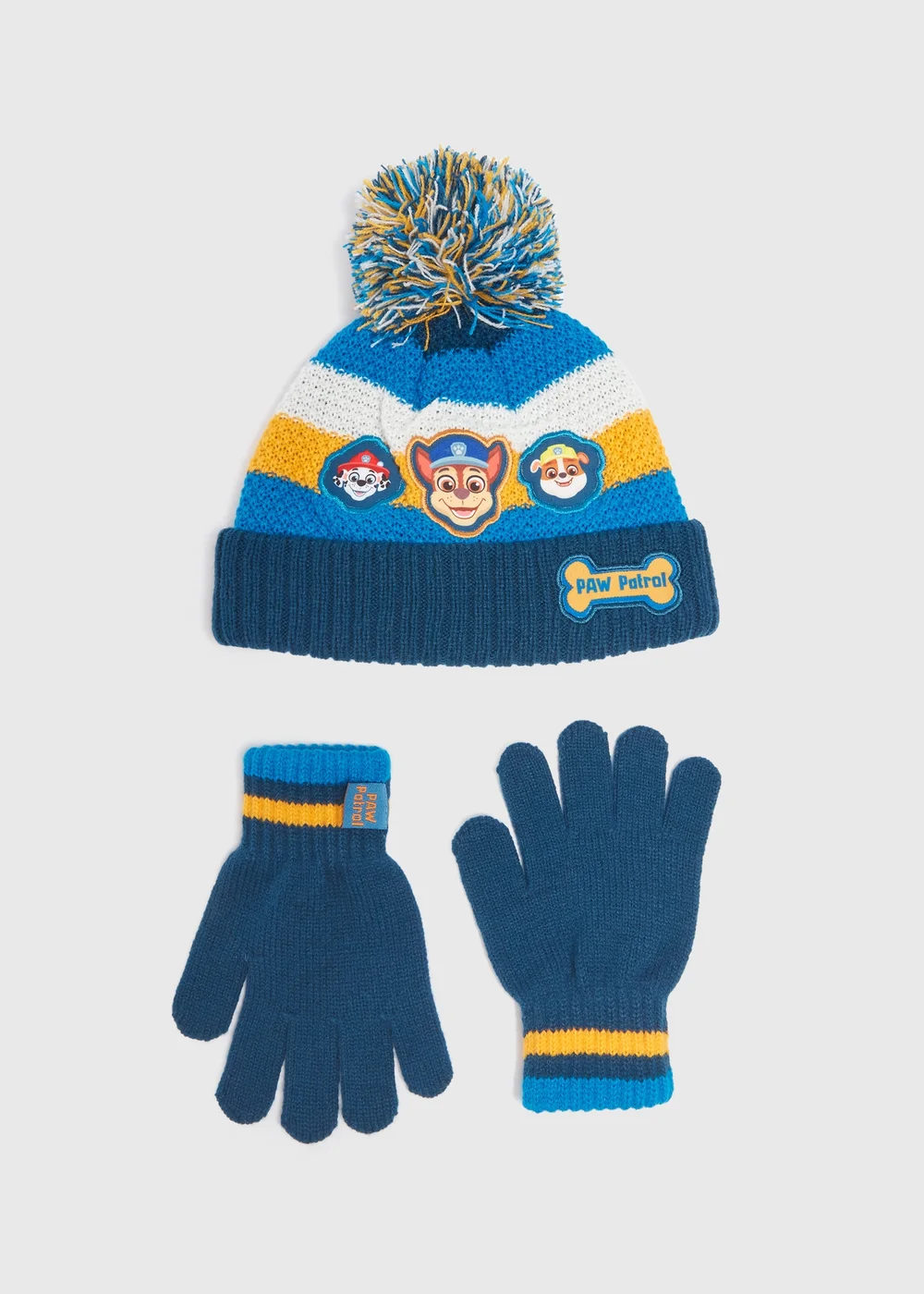 2 Piece Paw Patrol Kids Hat & Scarf Set (12mths-6yrs) - 12 - 24 MONTHS Image 1