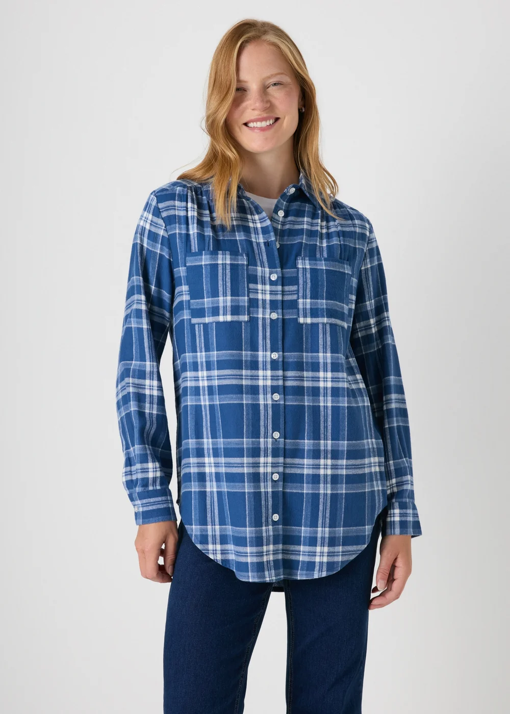 Blue Check Shirt - 8 Image 1