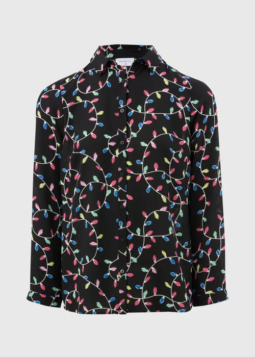 Black Christmas Lights Shirt - 8 Image 4