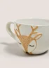 Wondrous White Reindeer Mug Image 2