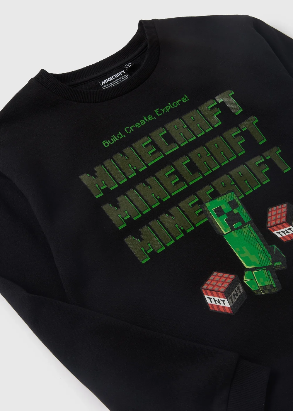 Minecraft Kids Black Sweatshirt (4-13yrs) - 4 Yrs Image 2