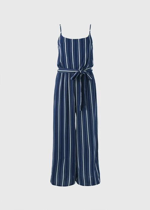 Navy Stripe Jumpsuit - 8 Image 5