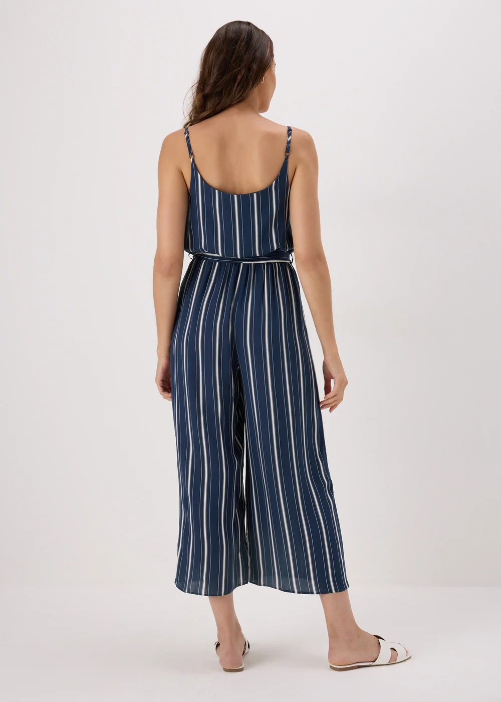 Navy Stripe Jumpsuit - 8 Image 2
