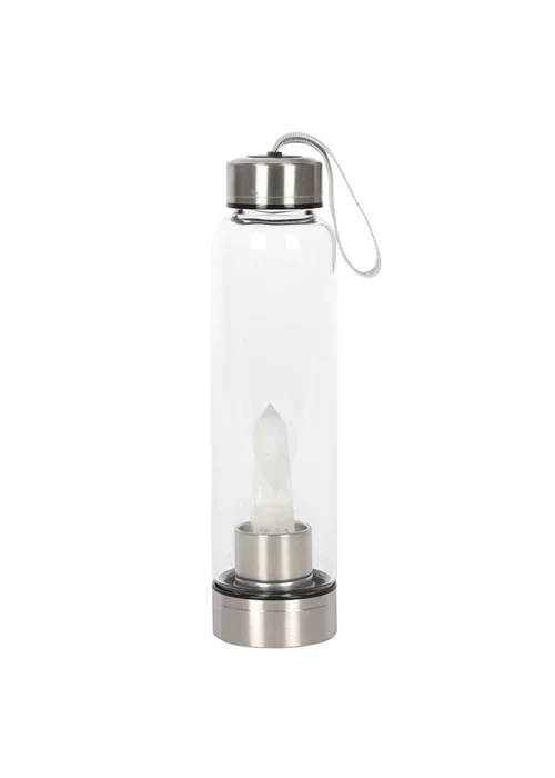 Something Different Clear Quartz Water Bottle - One Size Image 1