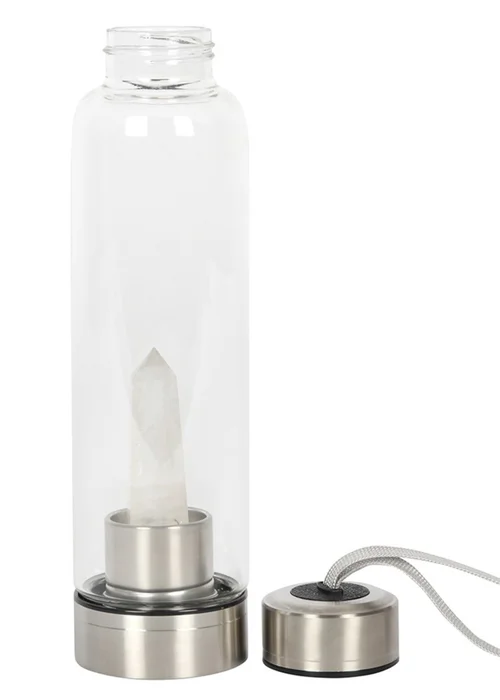 Something Different Clear Quartz Water Bottle - One Size Image 3