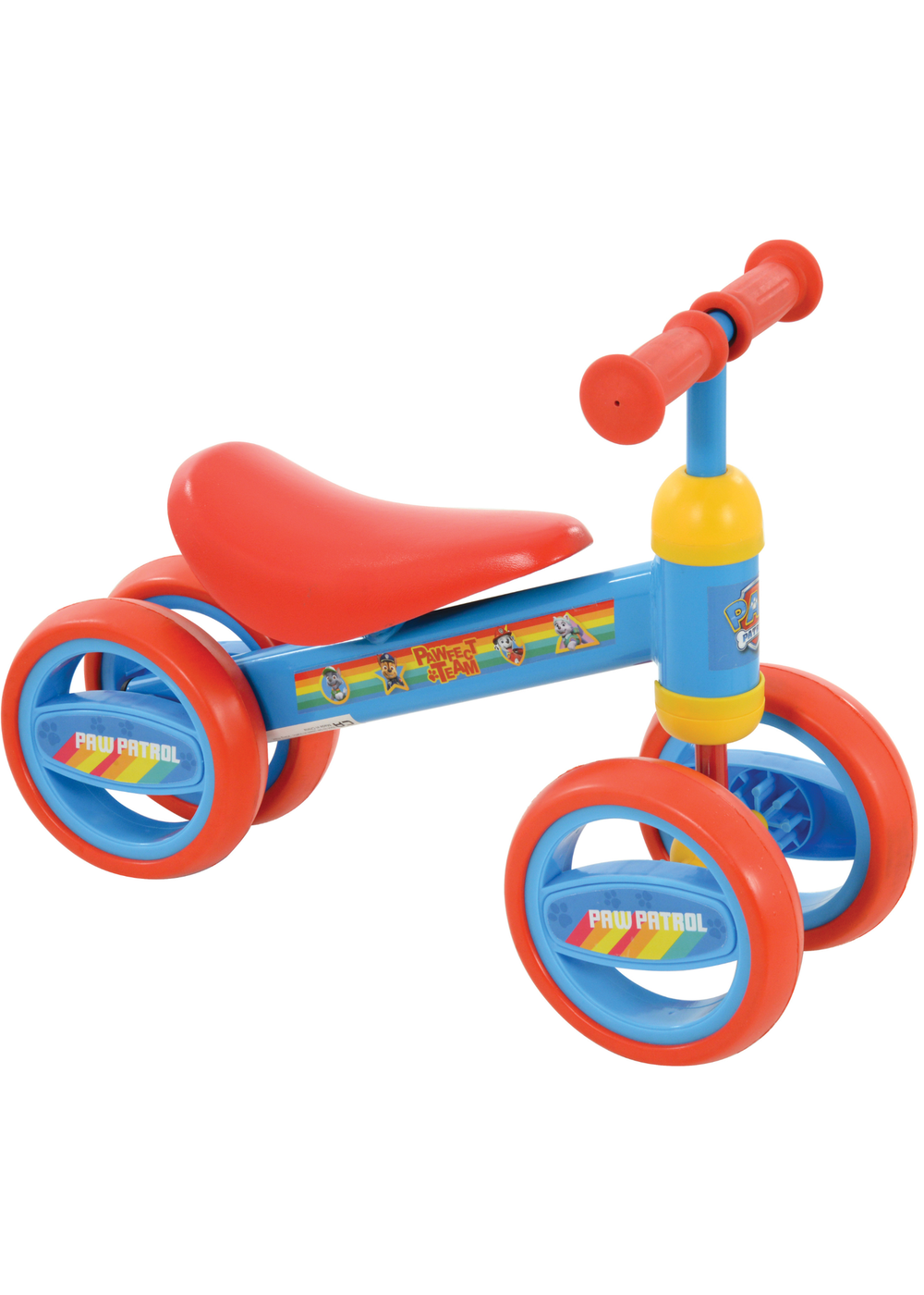 Paw Patrol Multi Colour Bobble Ride-On - One Size Image 1