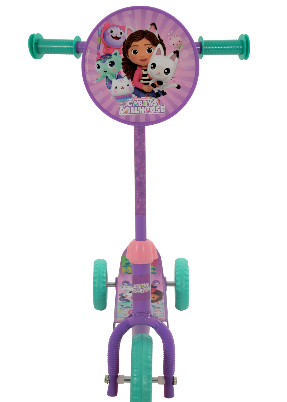 Gabby's Dollhouse Multi Colour Deluxe Tri Scooter - One Size Image 3