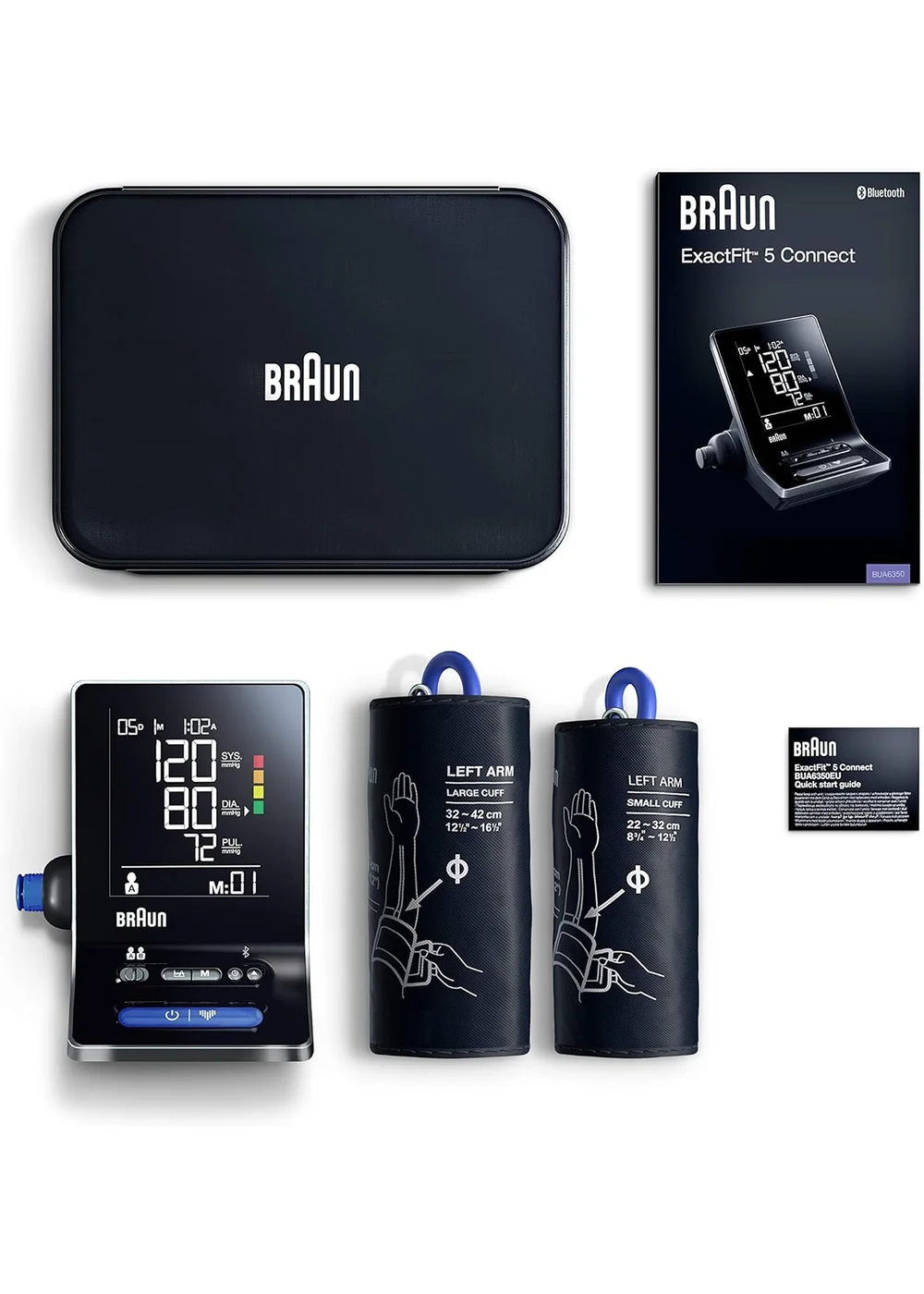 Braun Black ExactFit 5 Blood Pressure Monitor - One Size Image 2