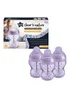 Tommee Tippee Purple AAC 3-Pack Bottles (260ml) - One Size Image 2