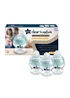 Tommee Tippee Blue AAC 3-Pack Bottles (150ml) - One Size Image 2