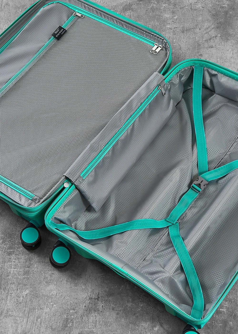 Rock Tulum Suitcase Turquoise - Small Image 5