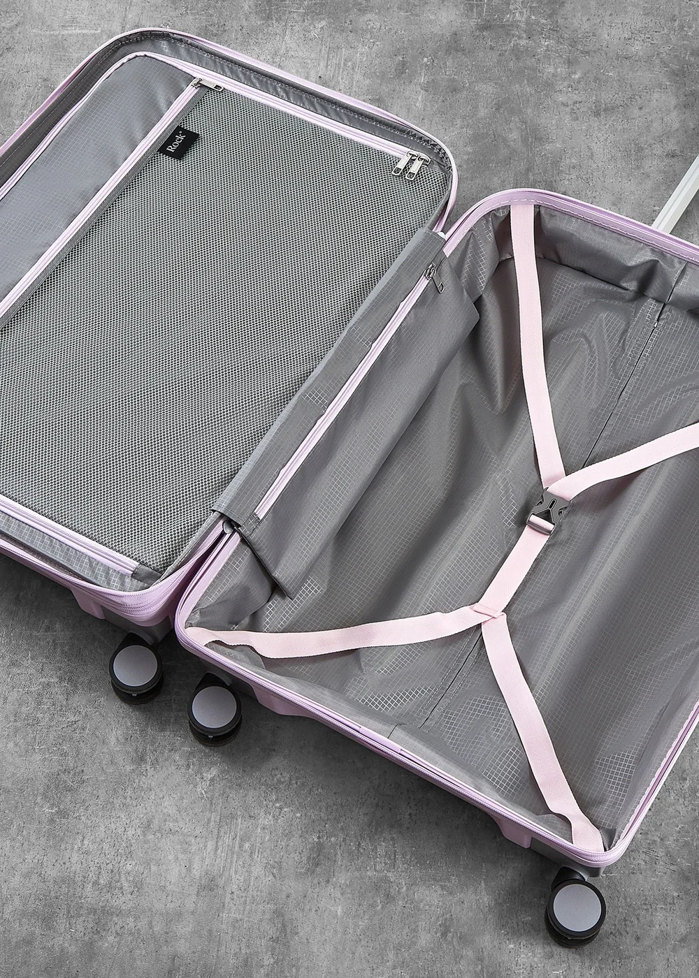 Rock Tulum Suitcase Lilac - Small Image 5