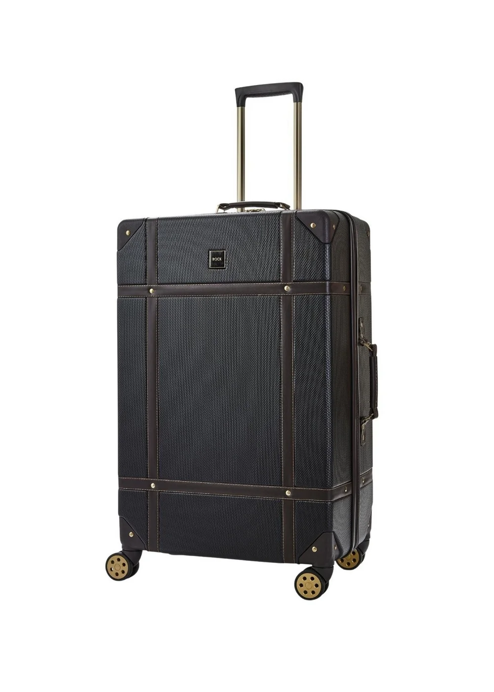 Rock Vintage Suitcase Black - Small Image 2