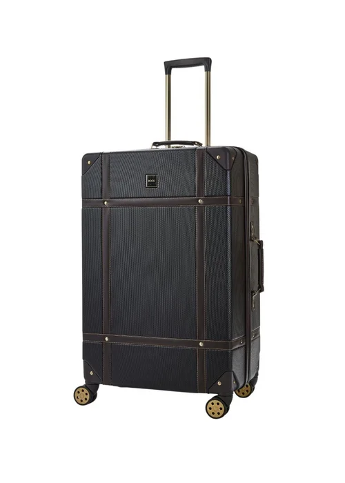 Rock Vintage Suitcase Black - Small Image 2