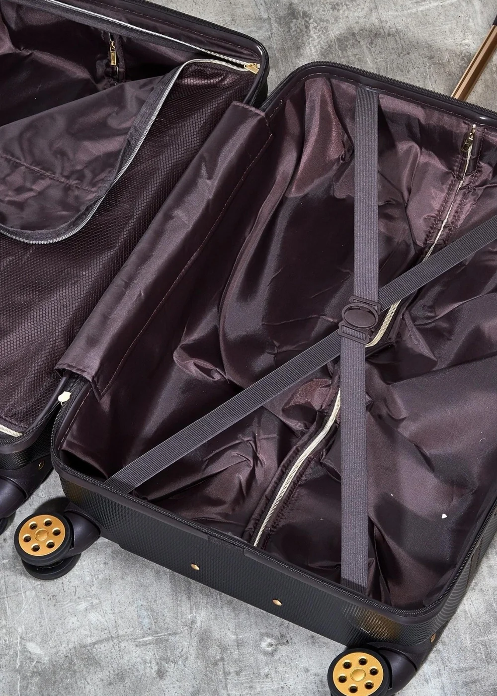 Rock Vintage Suitcase Black - Small Image 5