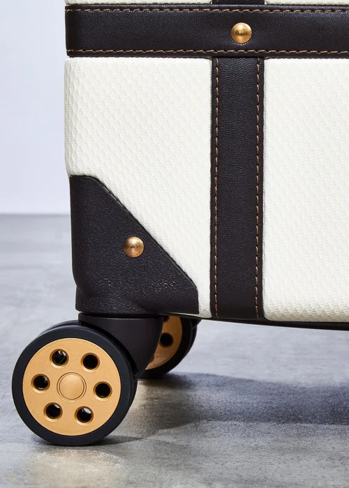 Rock Vintage Suitcase Cream - Small Image 3