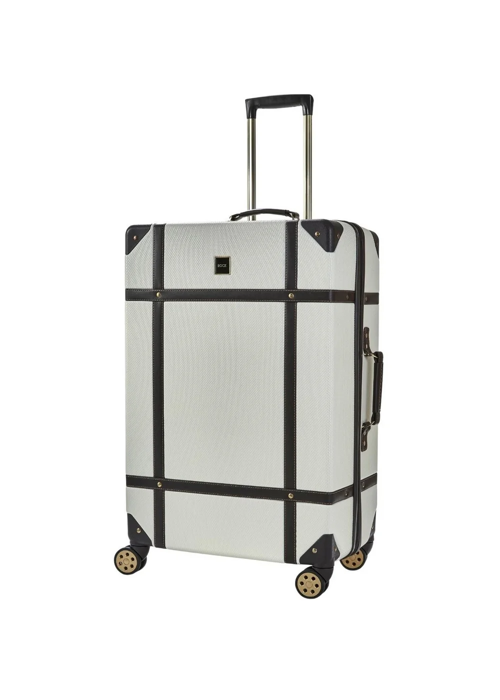 Rock Vintage Suitcase Cream - Small Image 2