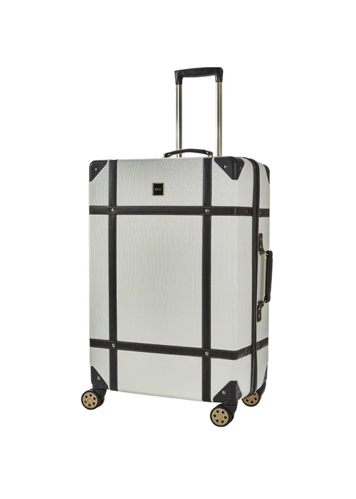 Rock Vintage Suitcase Cream - Small Image 2