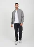 Brave Soul Grey Bomber Jacket - XS Image 4