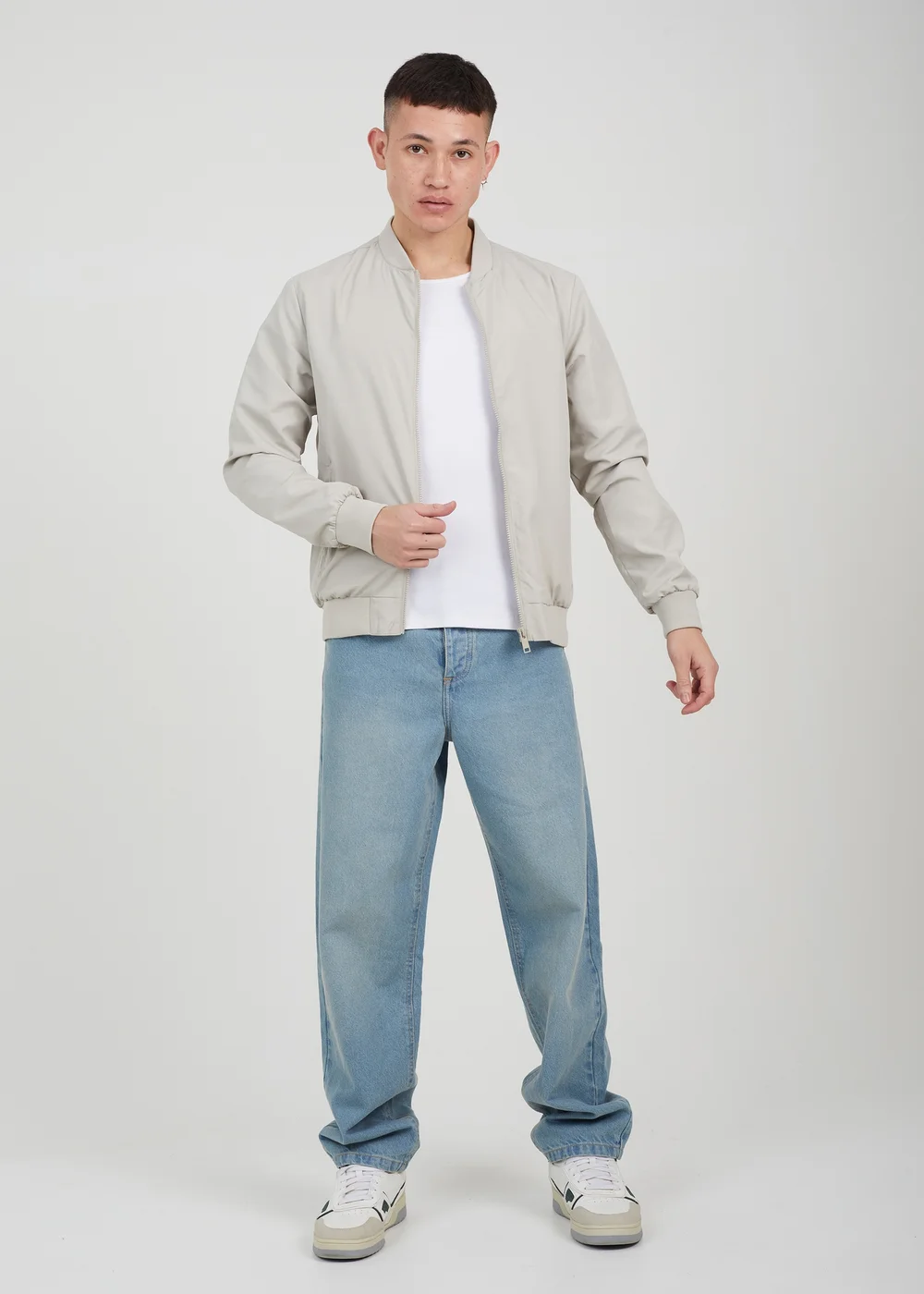 Brave Soul Stone Bomber Jacket - XS Image 4