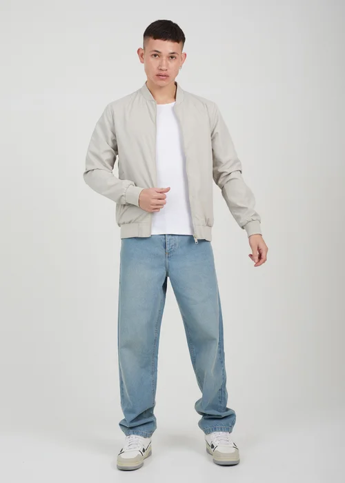Brave Soul Stone Bomber Jacket - XS Image 4