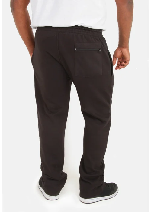 Duke Black Albert Rockford Open Hem Kingsize Jogging Bottoms - XL Image 2