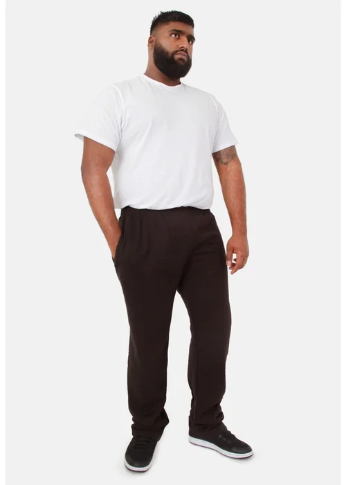 Duke Black Albert Rockford Open Hem Kingsize Jogging Bottoms - XL Image 4